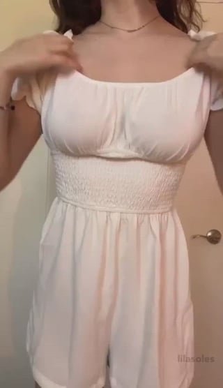 I think this romper looks better on the floor