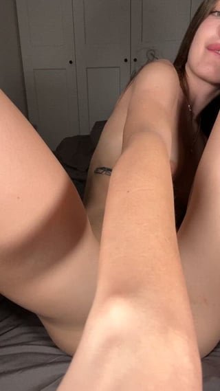 If you want to lick my pussy just once, write a word