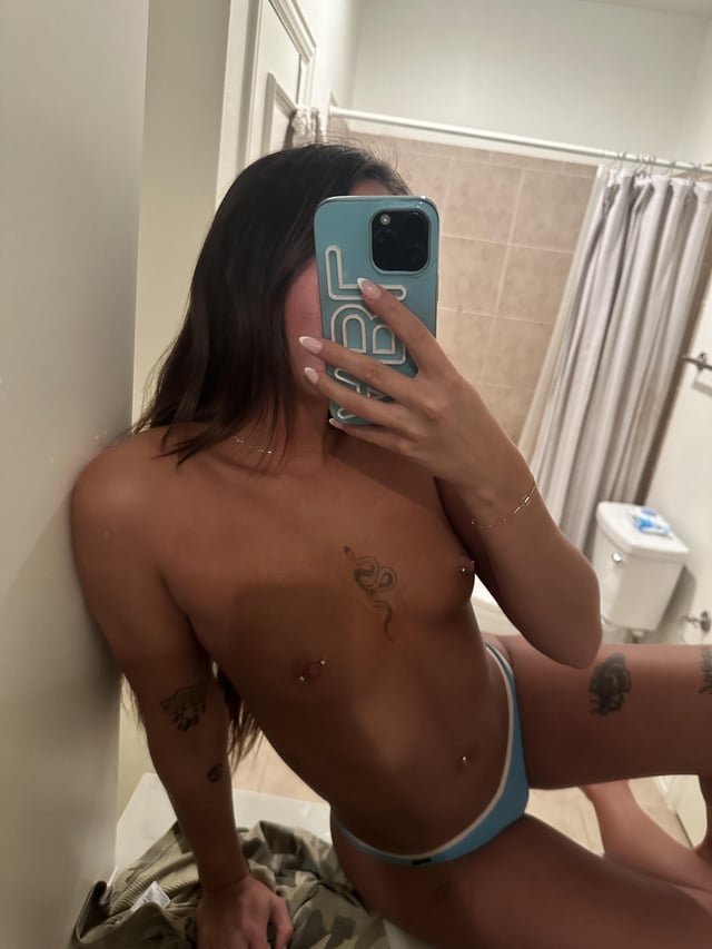 hope my pierced tits make your mouth water