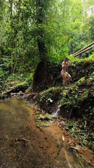 Just went for a little hike... naked!