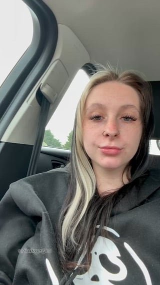 Literally soaked in the car waiting for a fuck