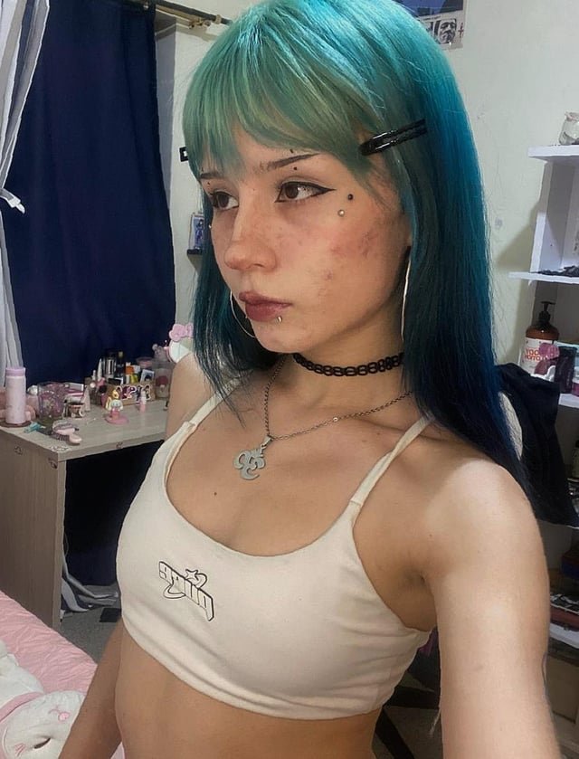 My blue hair | EroBang | Porn Photos Videos Nudes Leaks